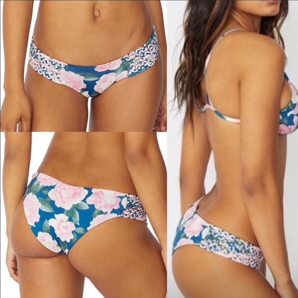Frankie's Bikinis Other - SOLD! Frankies Bikinis Valentina Bottom Pink Peony